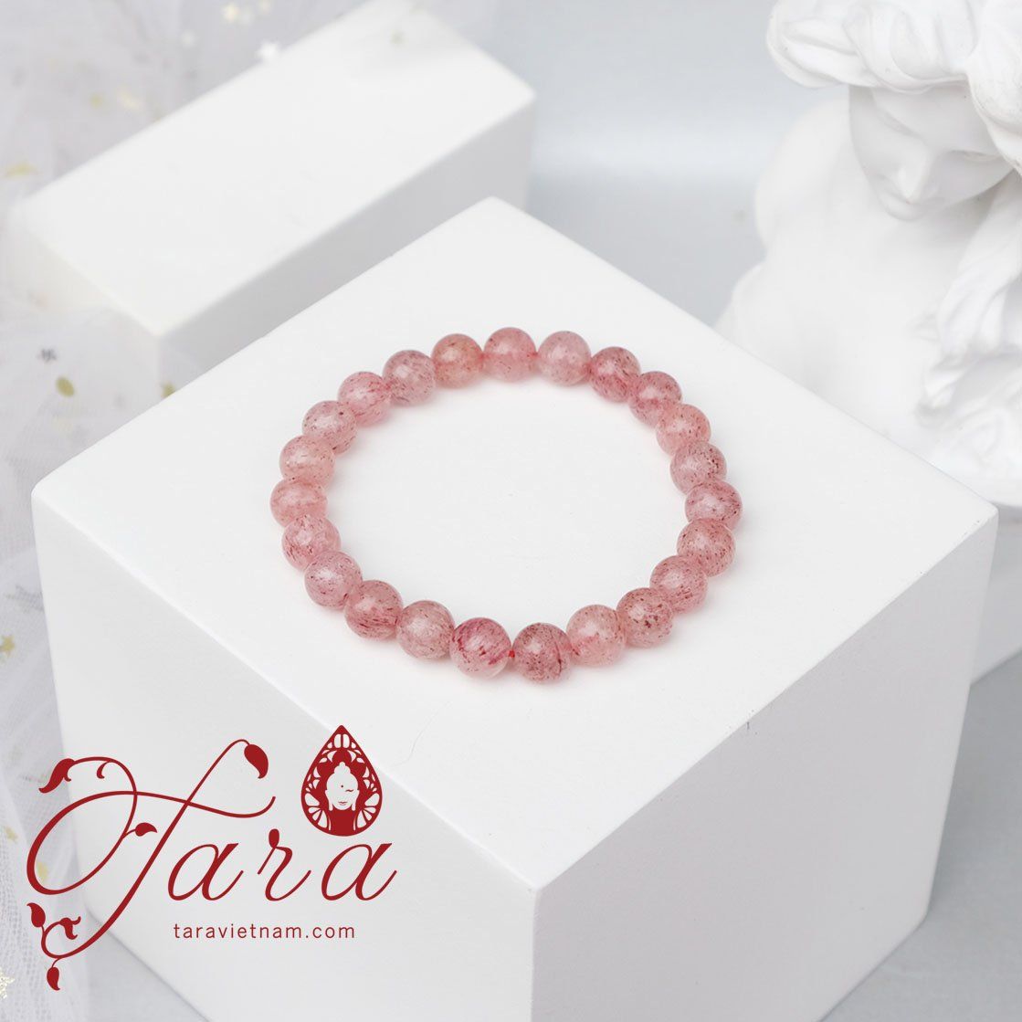  Vòng Thạch Anh Dâu Hồng Ưu Đãi 