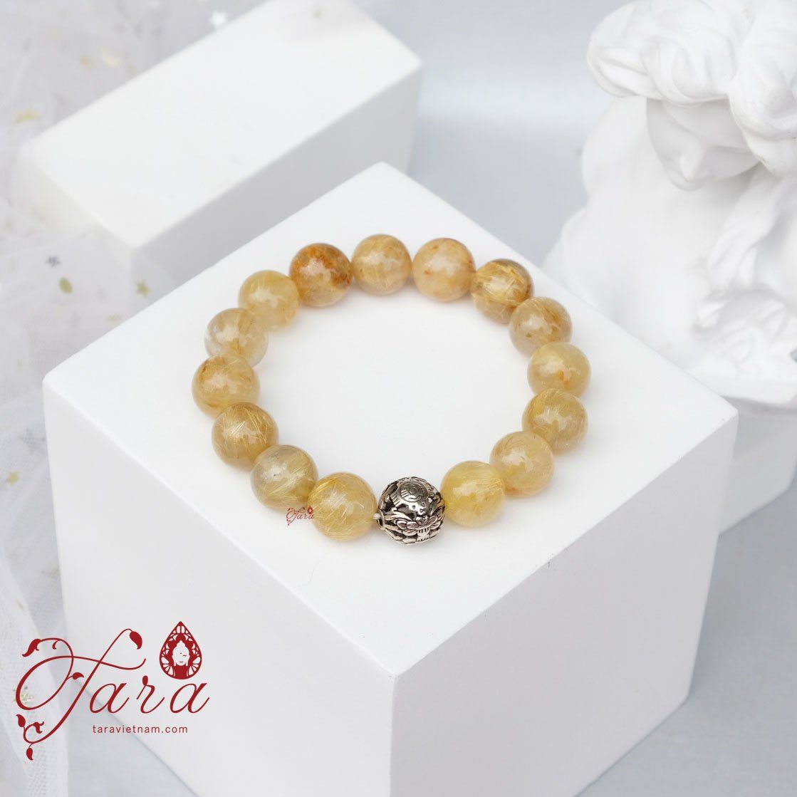  Vòng Thạch Anh Tóc Vàng Nam Ưu Đãi 