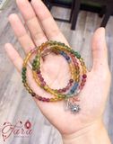  Chuỗi Tourmaline ngọt ngào mix Charm Bạc 925 cao cấp 