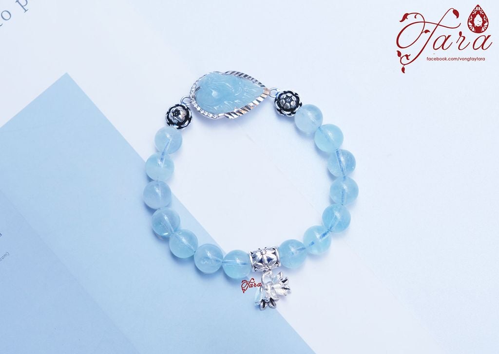  Vòng tay Hồ Ly Aquamarine 