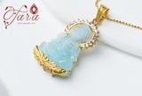  Mặt Dây Chuyền Quan Âm Aquamarine 