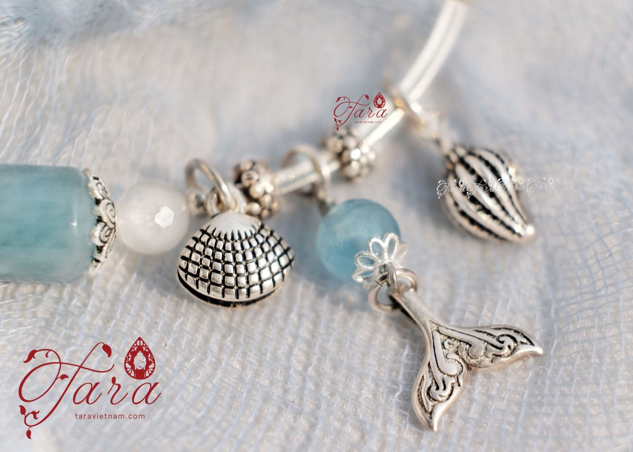  Vòng Aquamarine và Ưu Linh Trắng 