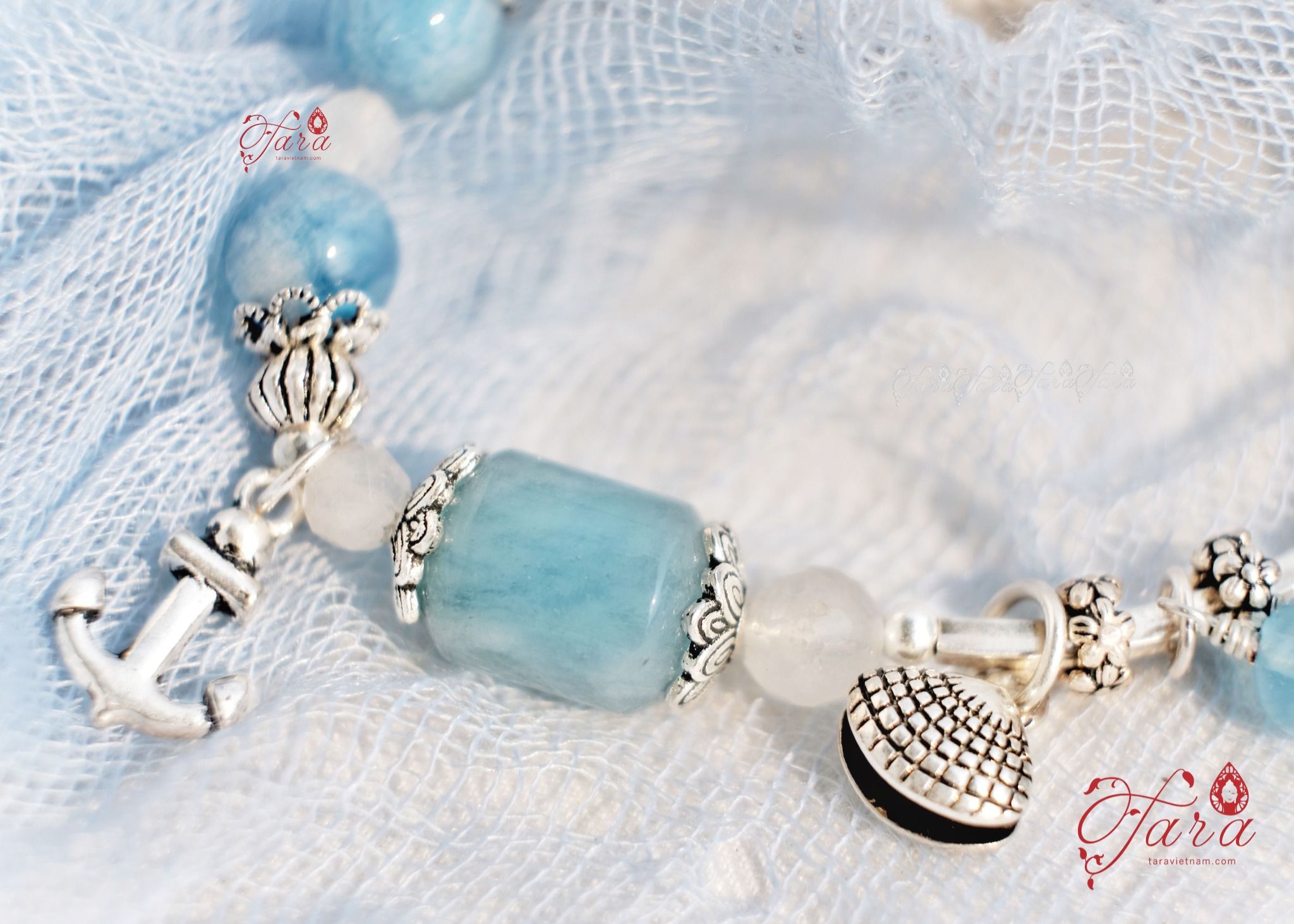  Vòng Aquamarine và Ưu Linh Trắng 
