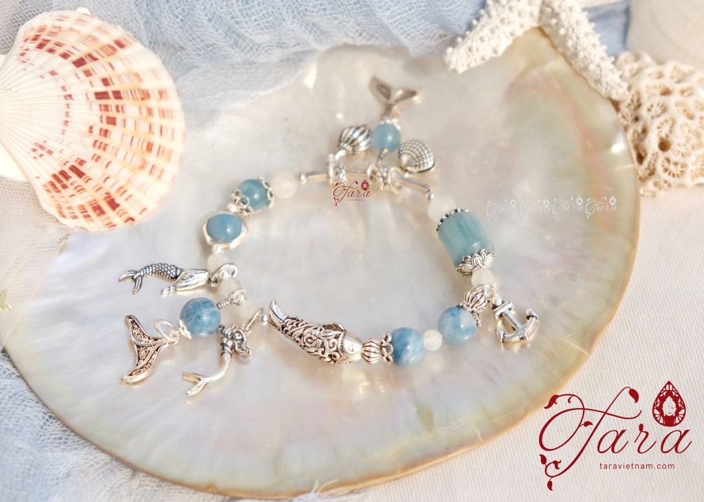  Vòng Aquamarine và Ưu Linh Trắng 