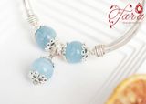  Lắc Bạc Aquamarine 