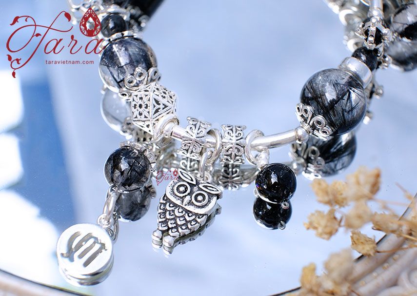  Vòng tay Thạch Anh Tóc Đen cá tính, trẻ trung 