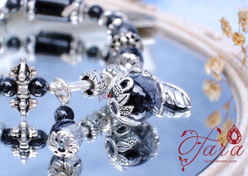  Vòng tay Thạch Anh Tóc Đen cá tính, trẻ trung 