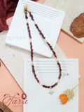  Dây Chuyền Garnet và Ngọc Trai 