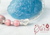  A005 - Vòng đá Rhodochrosite Đào Hoa nhiệm mầu cho chuyện tình chàng nàng 