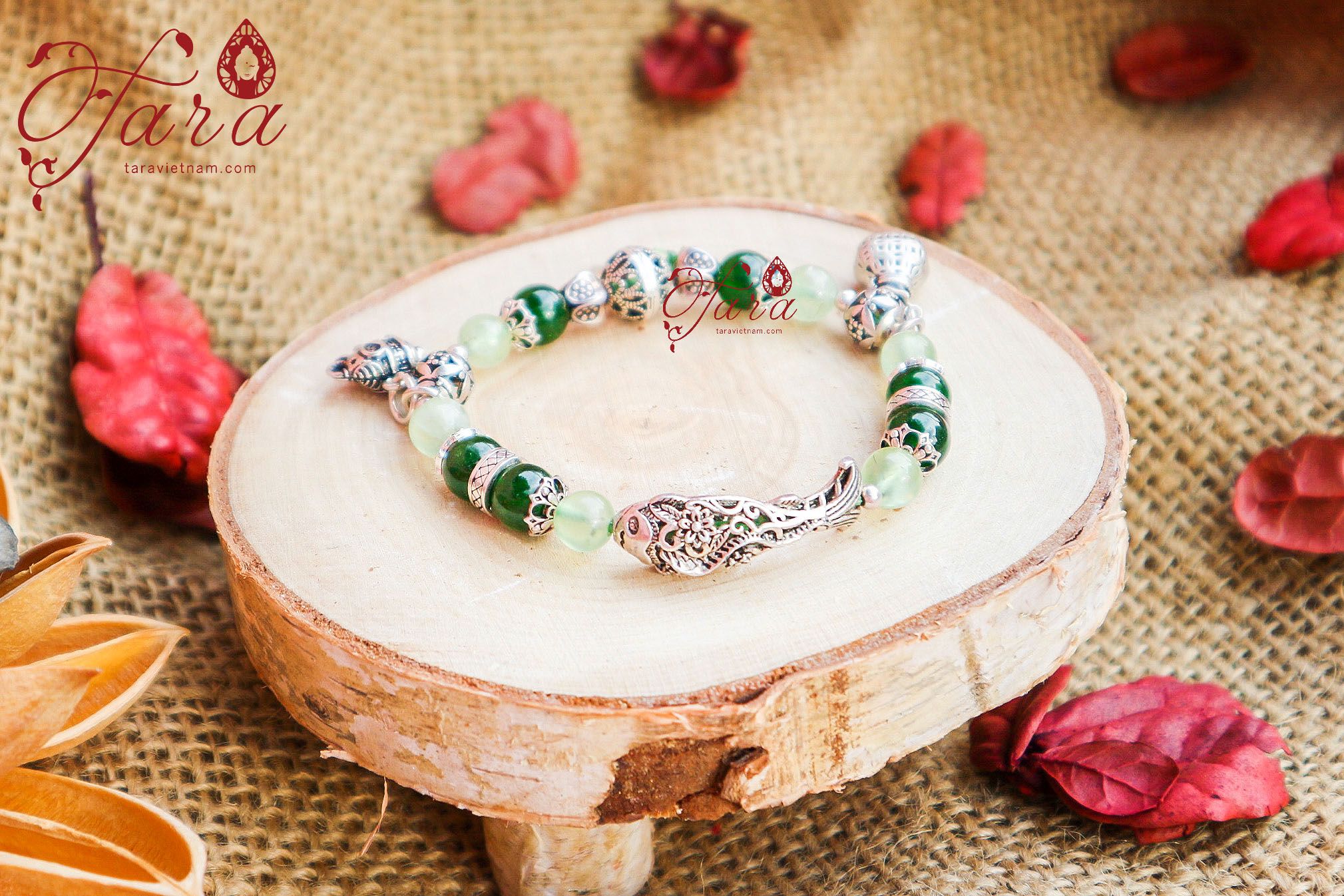  Vòng Diopside và Prehnite Thời Thượng 