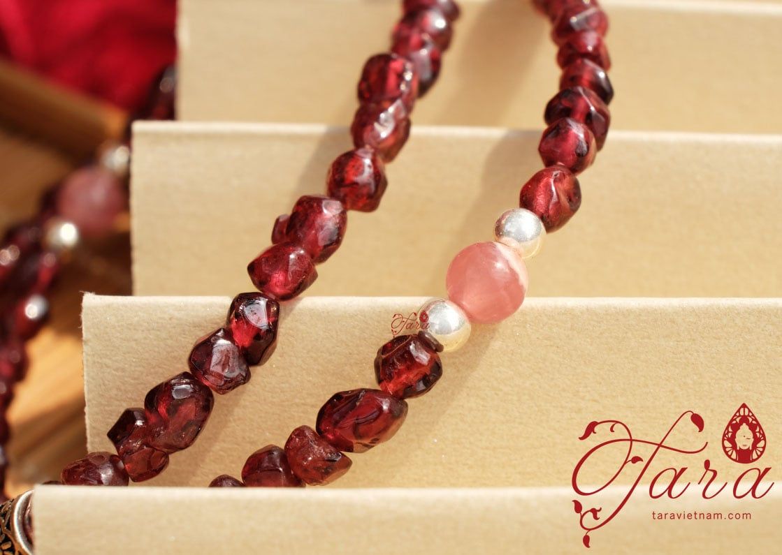  Vòng Garnet Quấn Dây 