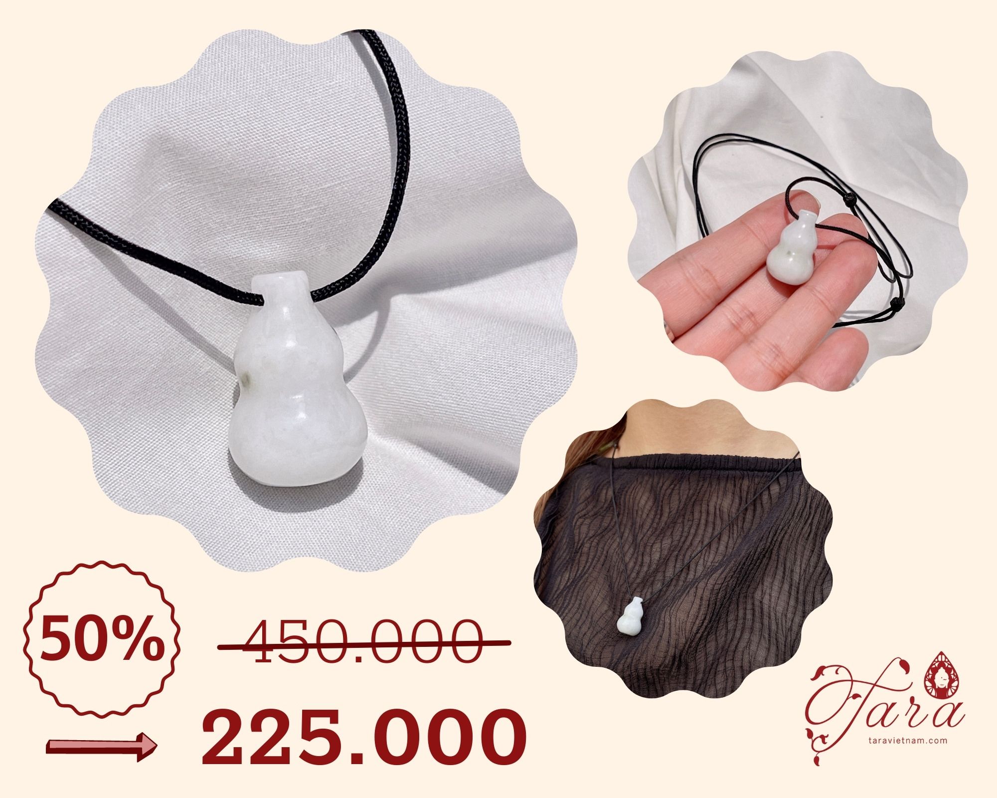  Dây Chuyền Hồ Lô Cẩm Thạch Ưu Đãi 