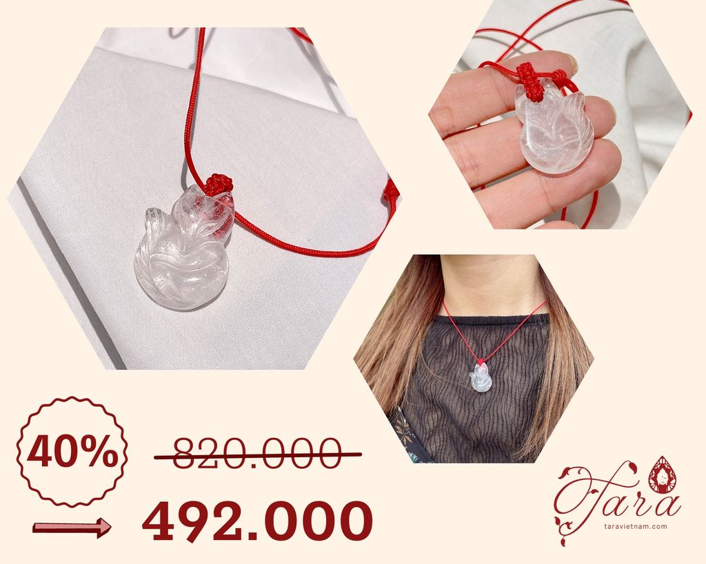  Dây Chuyền Hồ Ly Ưu Linh Trắng Ưu Đãi 