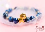  Vòng em bé đá Kyanite mix Charm bạc Thái 