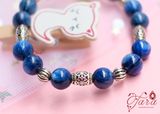  Vòng em bé đá Kyanite mix Charm bạc Thái 