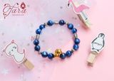  Vòng em bé đá Kyanite mix Charm bạc Thái 