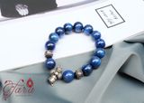  Vòng cặp đá Kyanite mix Aquamarine và Moonstone dàng tặng chàng và nàng 