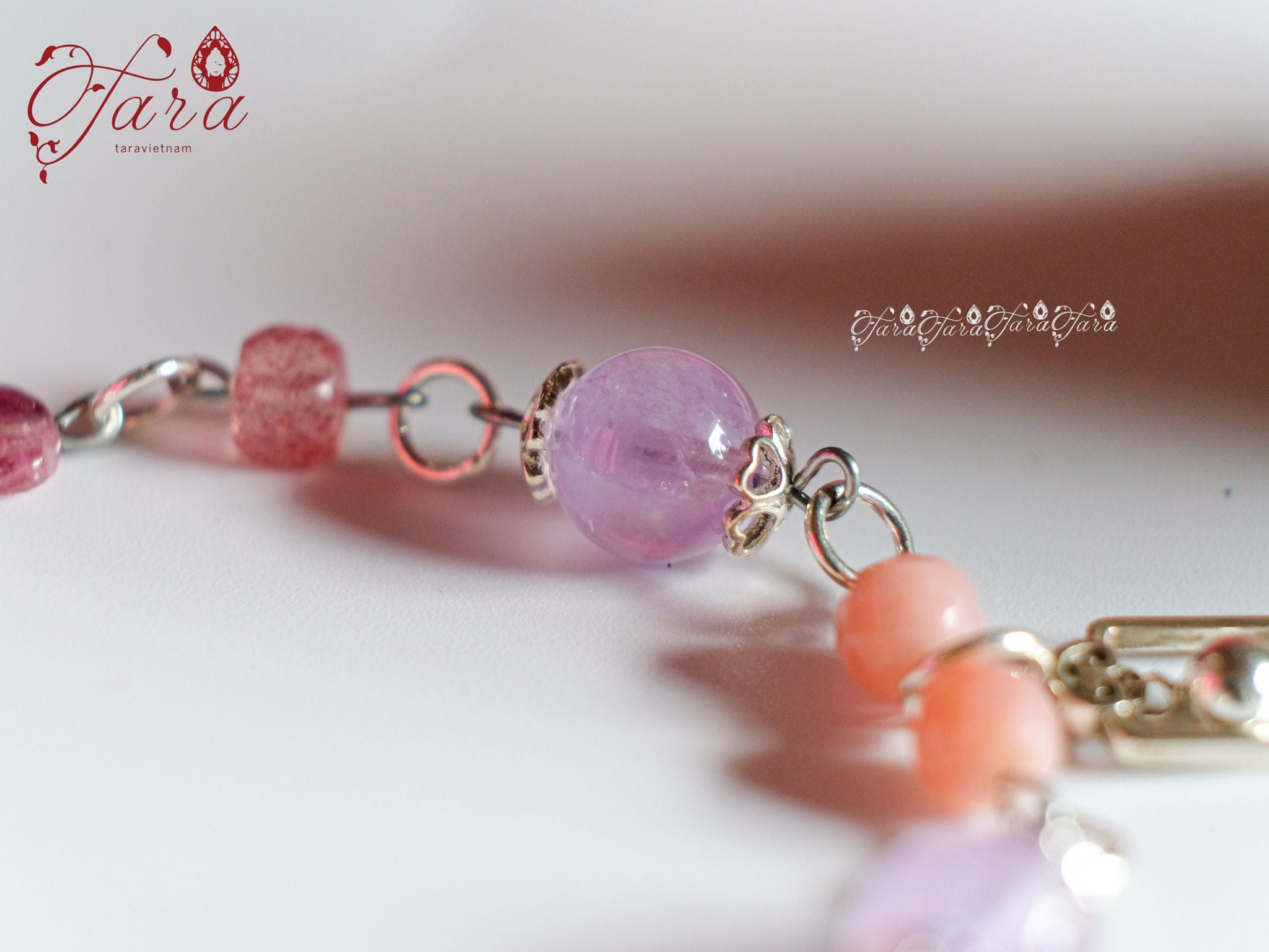  Lắc Đào Hoa, Thạch Anh, Tourmaline và Lắc Beryl 