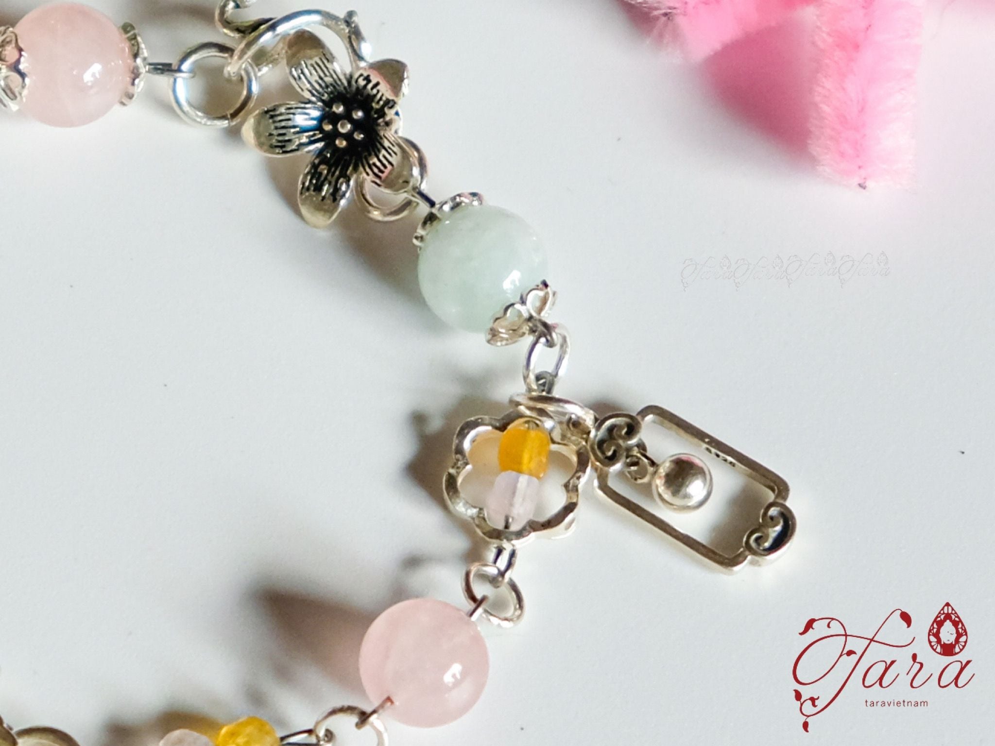  Lắc Đào Hoa, Thạch Anh, Tourmaline và Lắc Beryl 