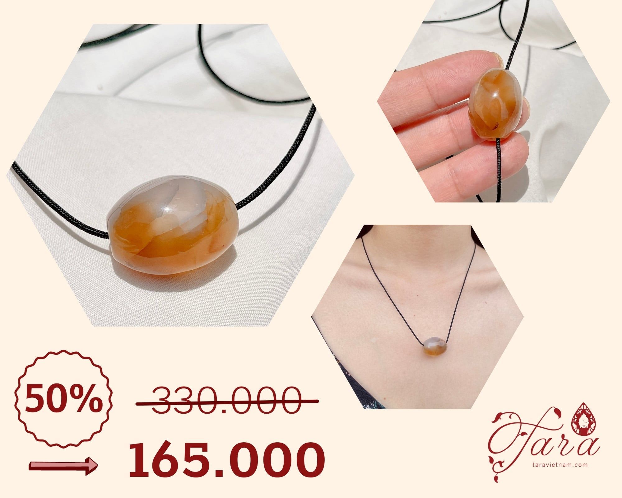  Dây Chuyền Lu Thống Mã Não Ưu Đãi 