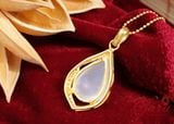  Mặt Dây Chuyền Moonstone Giọt Nước 