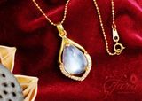  Mặt Dây Chuyền Moonstone Giọt Nước 