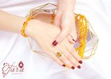  Bộ Trang sức Hổ Phách, Citrine và Vàng 610 