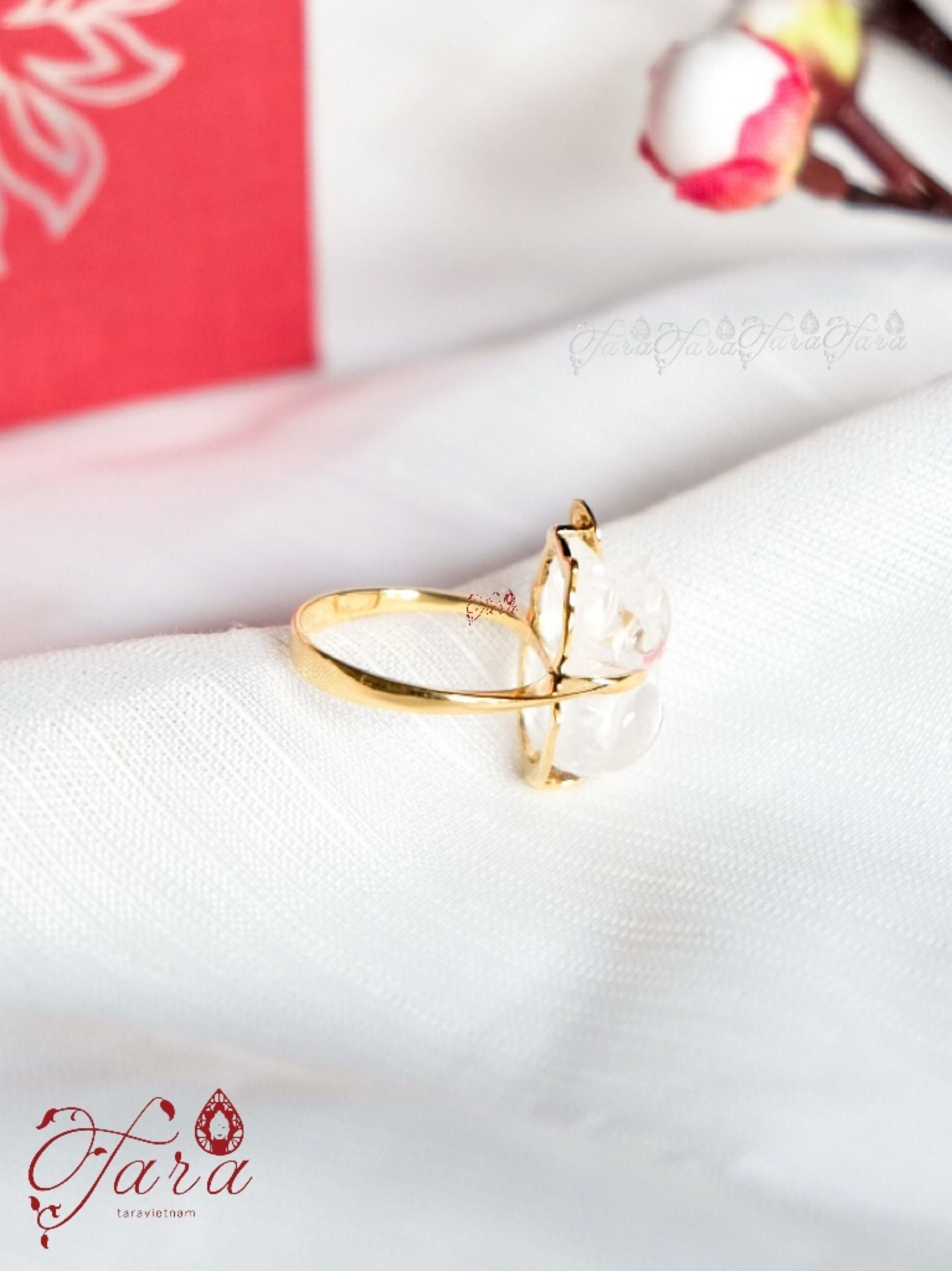  Nhẫn Vàng Tỳ Hưu Ưu Linh Trắng 