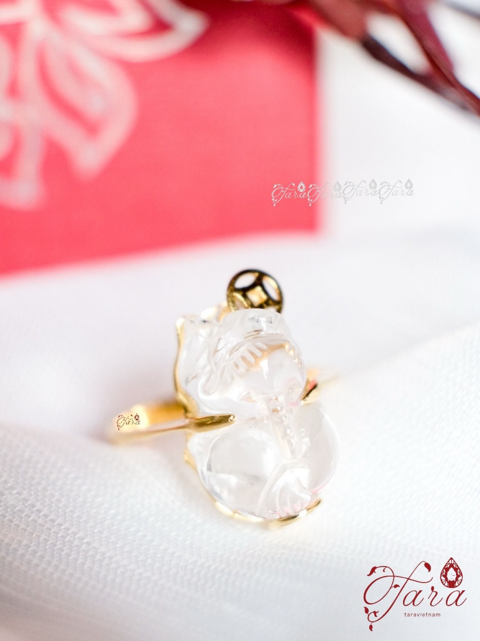  Nhẫn Vàng Tỳ Hưu Ưu Linh Trắng 