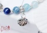  Ocean Lover  - Kyanite mix Aquamarine và Thạch anh ưu linh trắng cao cấp 