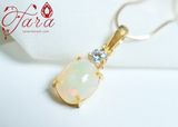  Dây Chuyền Opal Lấp Lánh Cầu Vồng 