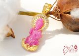  Mặt Phật Ruby bọc Vàng 610 sang trọng 