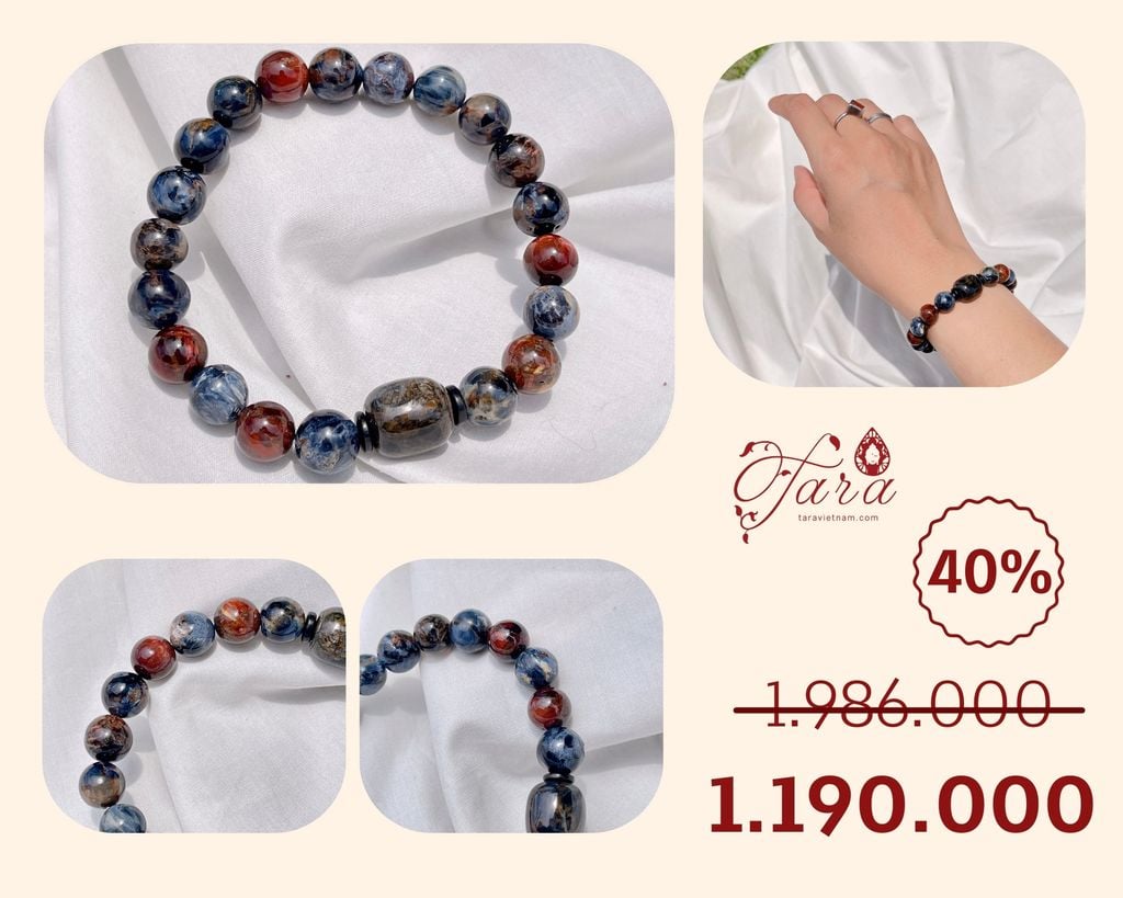  Vòng Đá Mắt Bão Pietersite Ưu Đãi 