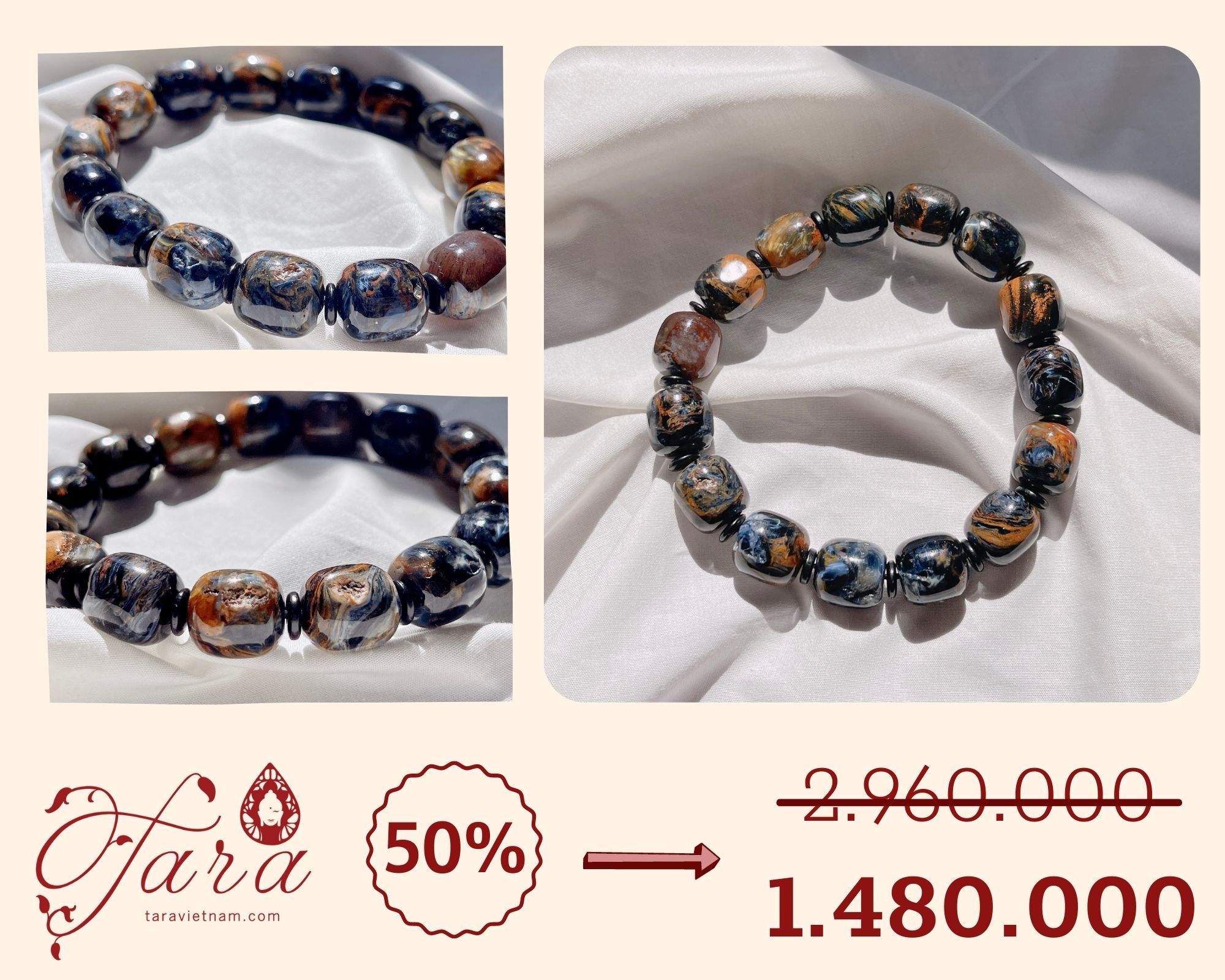  Vòng Tay Pietersite Ưu Đãi 