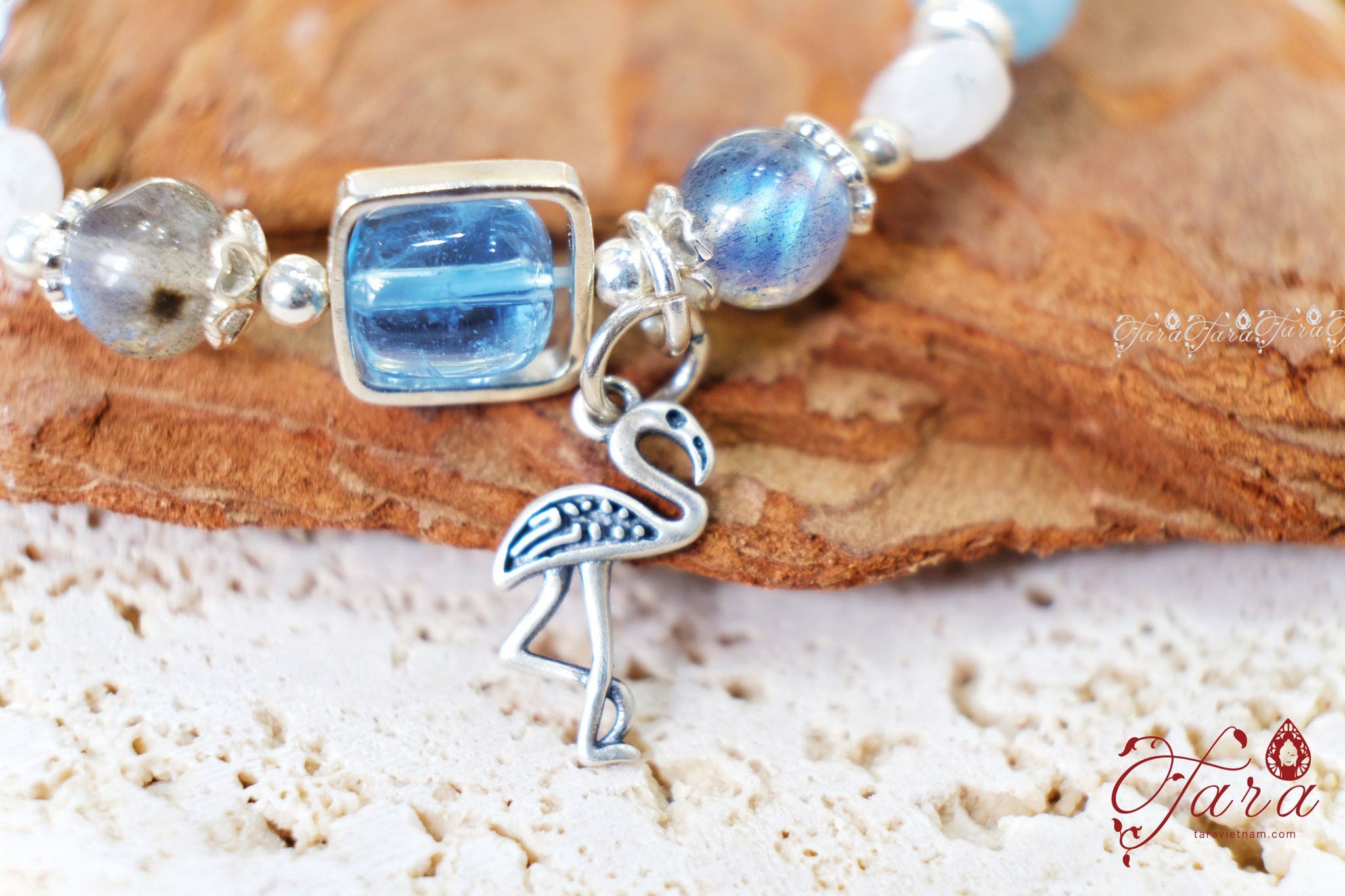  Vòng Topaz, Aqua, Moonstone và Hắc Nguyệt 