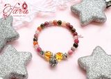  Lắc Tourmaline mix Hổ phách xinh yêu dành cho bé cưng 