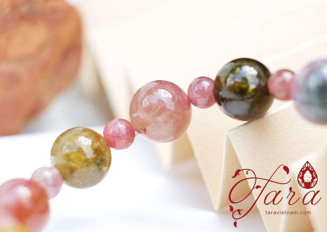 Vòng Mân Côi Tourmaline Ngọt Ngào 