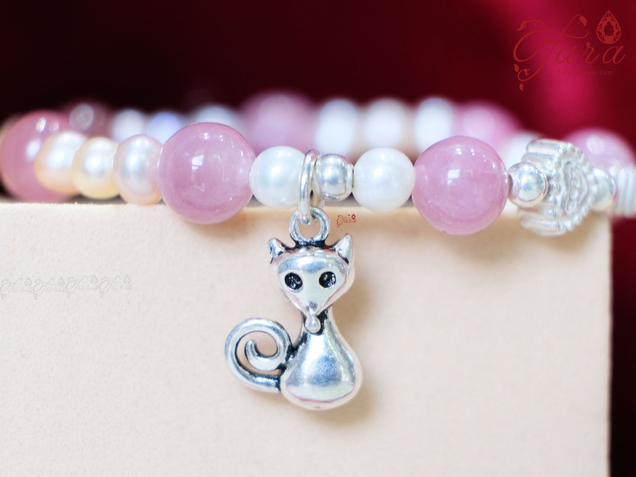  Vòng Tourmaline và Ngọc Trai cho bé 