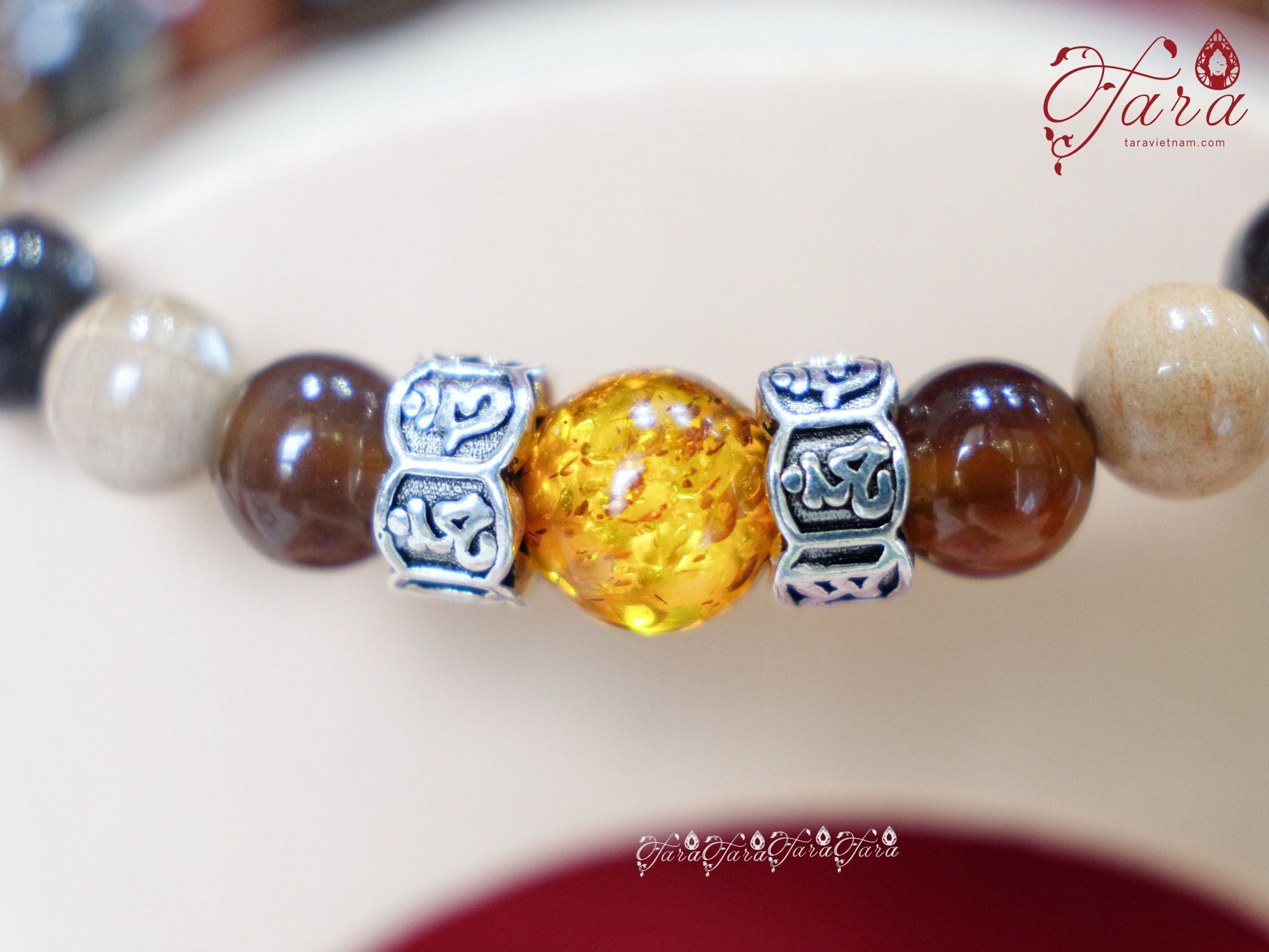  Vòng Đá Gỗ Hóa Thạch cho 