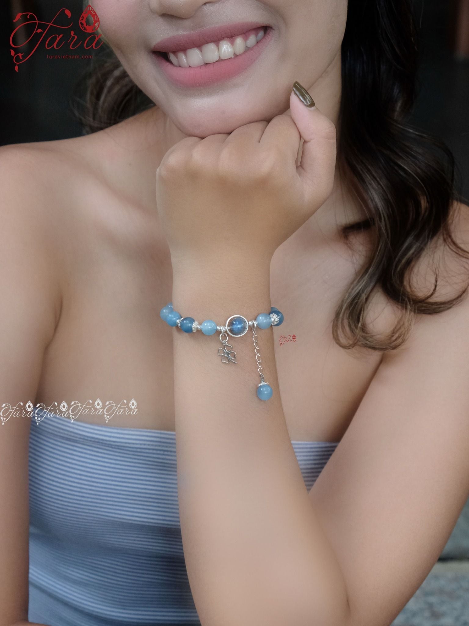  Vòng Aquamarine và Xà Cừ 