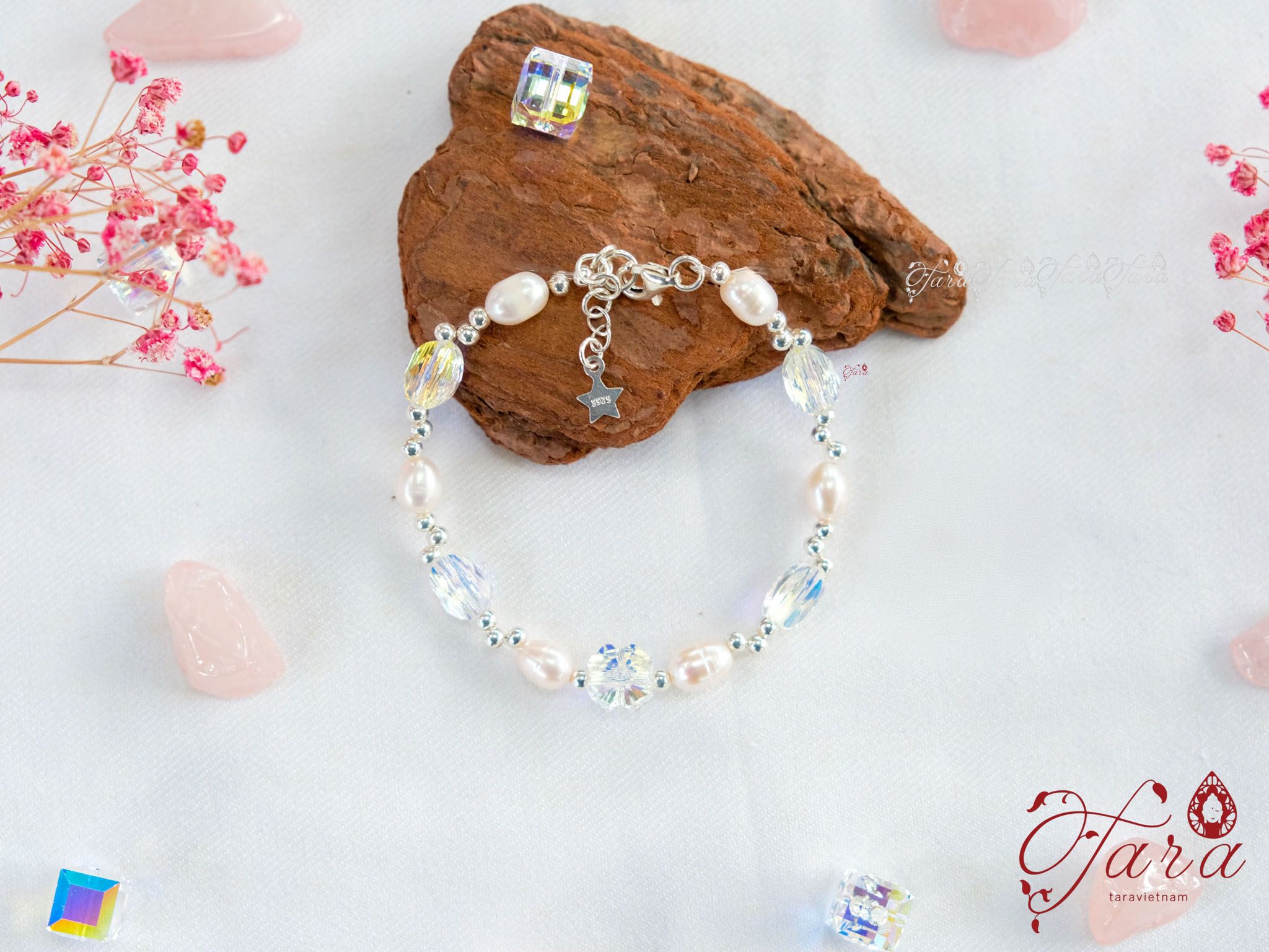  Vòng Ngọc Trai và Pha Lê 