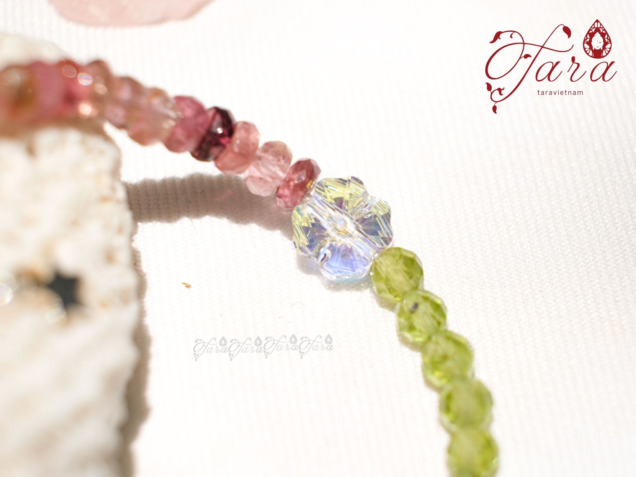  Vòng Peridot, Tourmaline và Pha Lê 