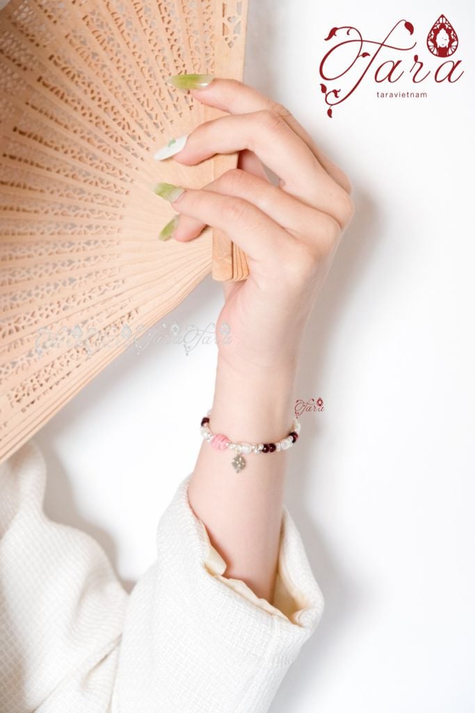  Vòng Ngọc Trai, Garnet và Đào Hoa 