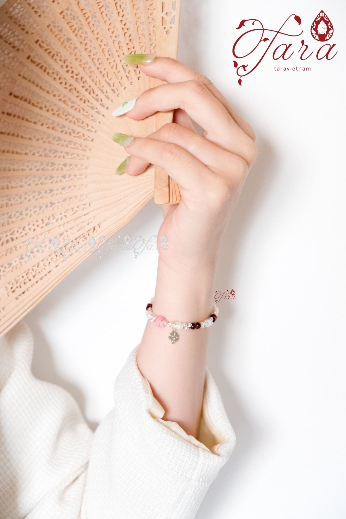  Vòng Ngọc Trai, Garnet và Đào Hoa 