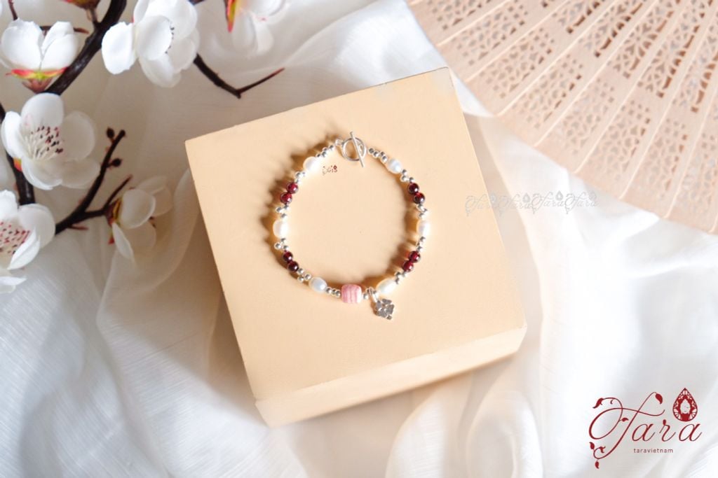  Vòng Ngọc Trai, Garnet và Đào Hoa 