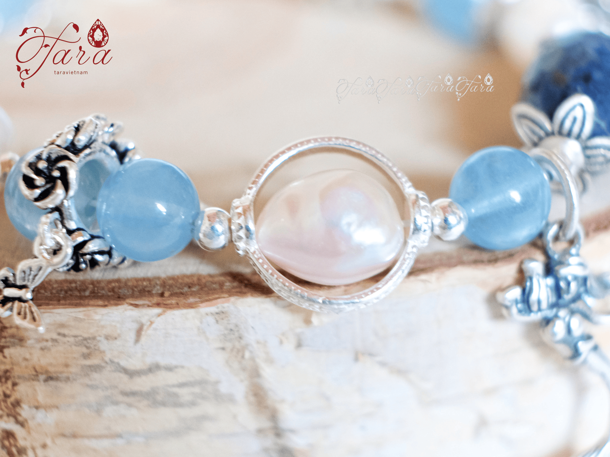 Vòng Ngọc Trai, Sapphire và Aquamarine 