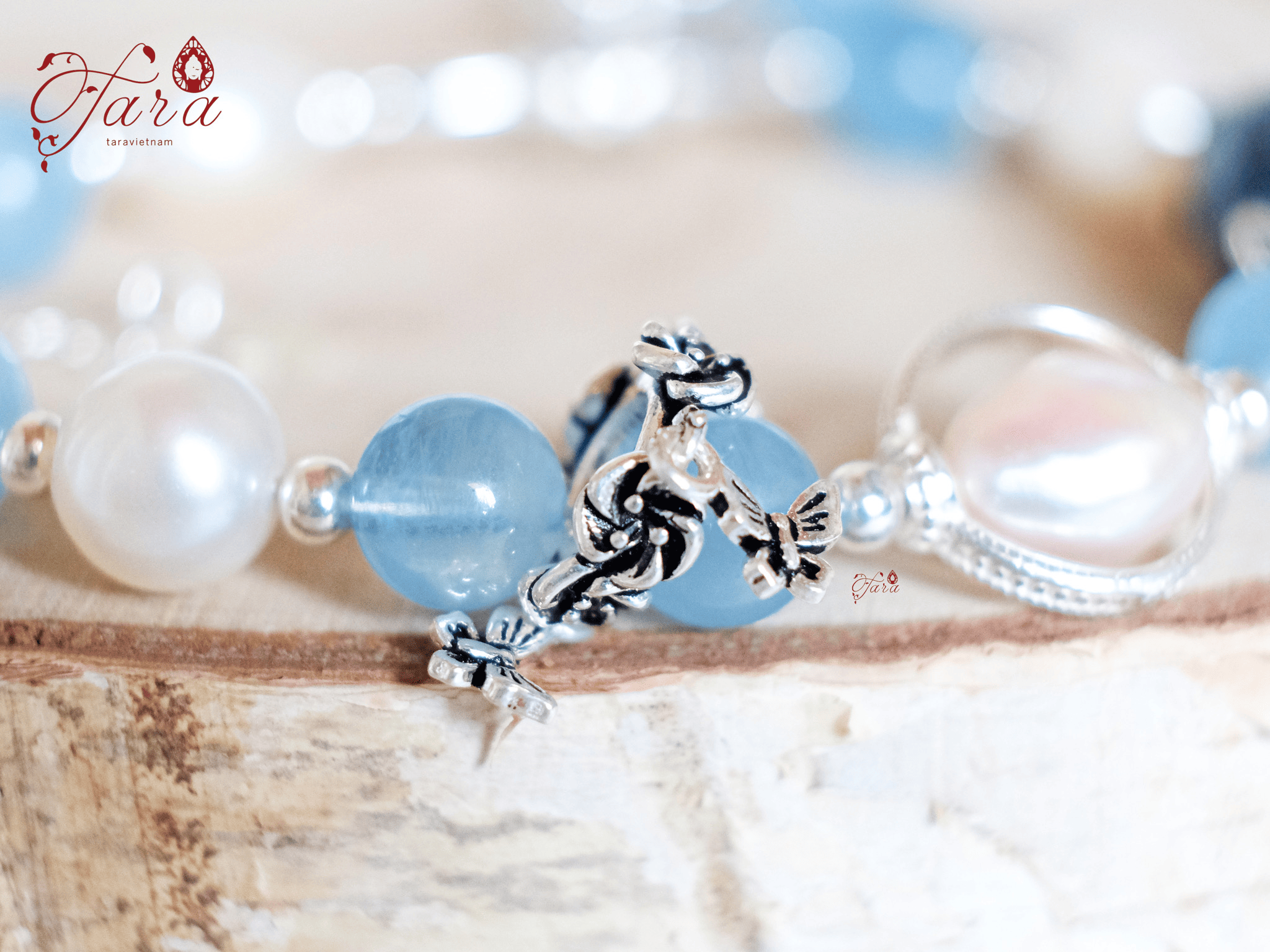  Vòng Ngọc Trai, Sapphire và Aquamarine 