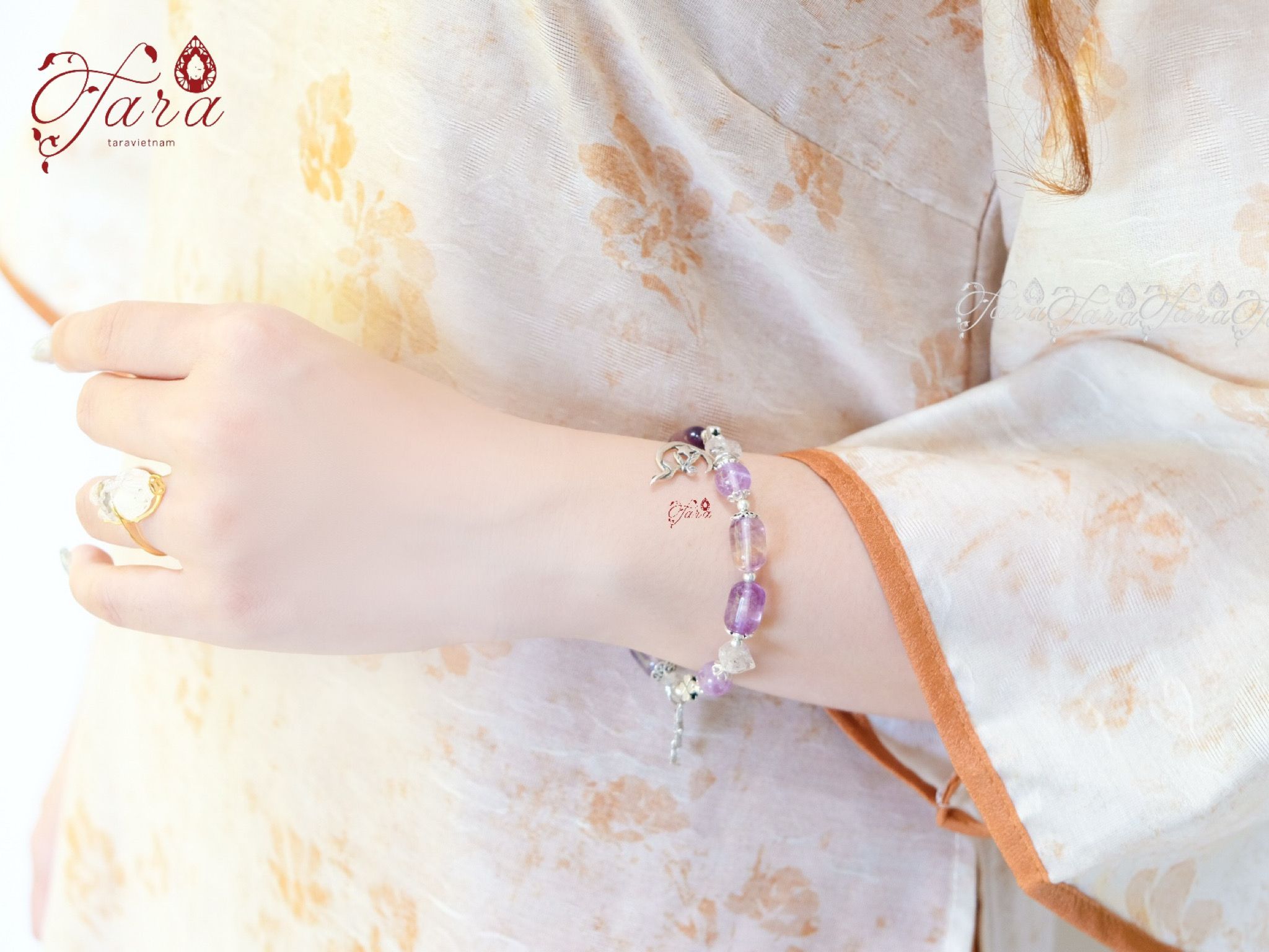  Vòng Flourite, Thạch Anh Tím và Thạch Anh Kim Cương 