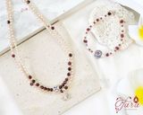  Dây chuyền Ngọc Trai và Garnet 