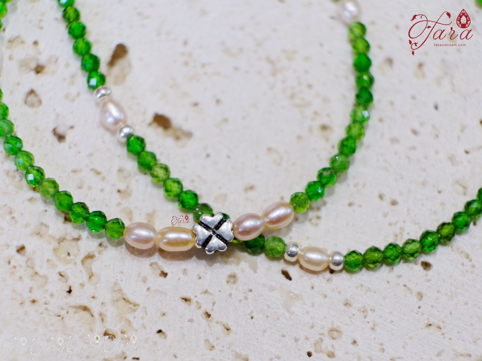  Diopside và Ngọc Trai 